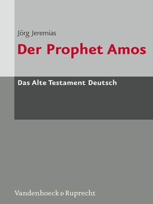 cover image of Der Prophet Amos